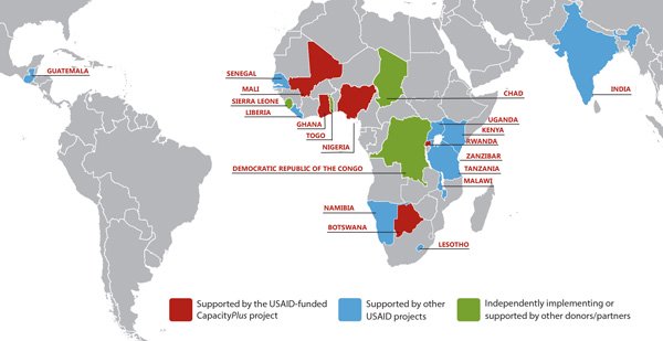 iHRIS Country Map